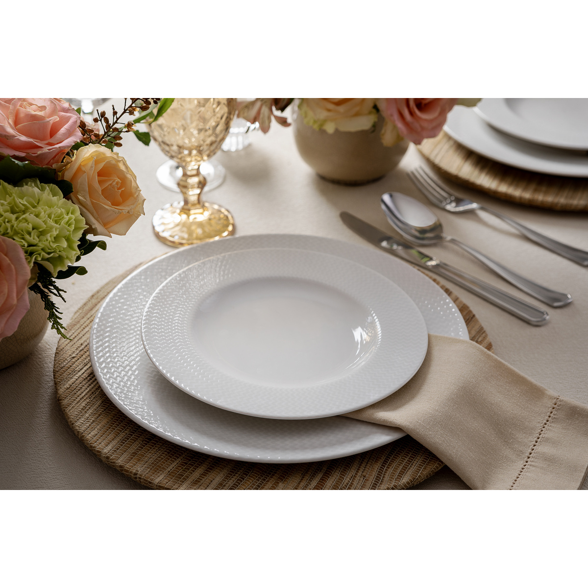 Aparelho de Jantar Tramontina Mesh em Porcelana Decorada 20 Pe&ccedil;as - SKU 96589028 - 4 image number 3