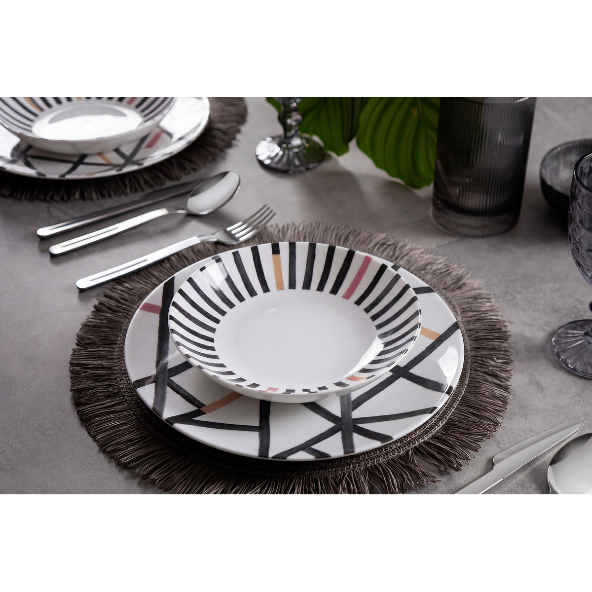 Aparelho de Jantar Tramontina Street em Porcelana Decorada 20 Pe&ccedil;as - SKU 96589030 - 5 image number 4