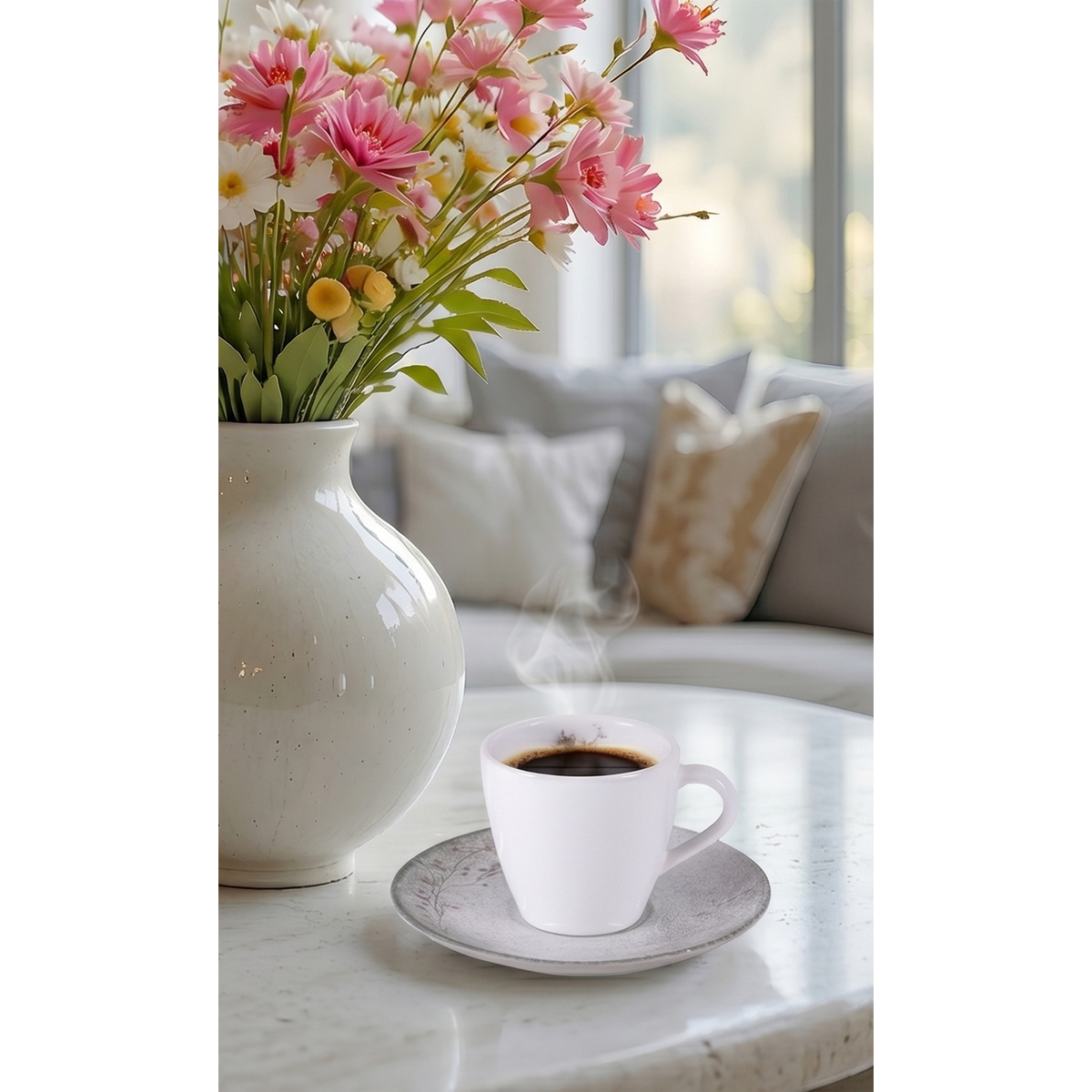 Aparelho de Jantar Tramontina Floralis em Porcelana Decorada 20 Pe&ccedil;as - SKU 96589042 - 3 image number 2