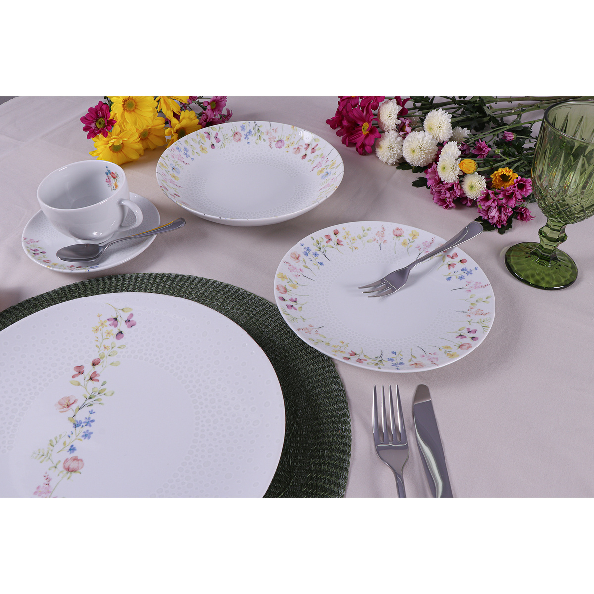 Aparelho de Jantar Tramontina Artemis em Porcelana Decorada 20 Pe&ccedil;as - SKU 96589044 - 2 image number 1
