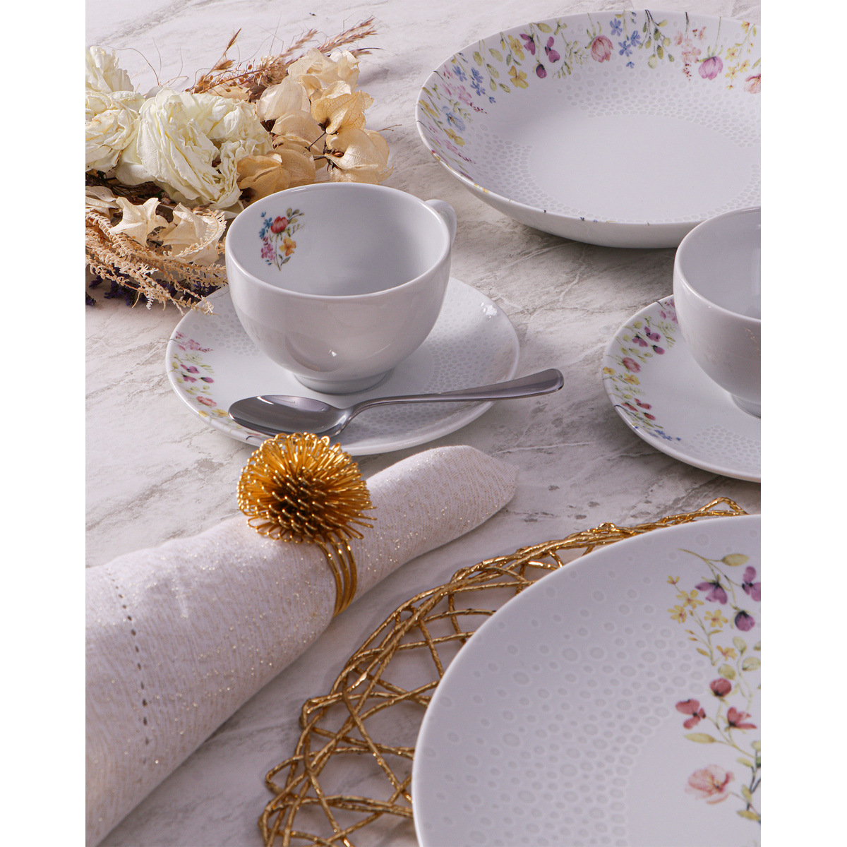 Aparelho de Jantar Tramontina Artemis em Porcelana Decorada 20 Pe&ccedil;as - SKU 96589044 - 3 image number 2