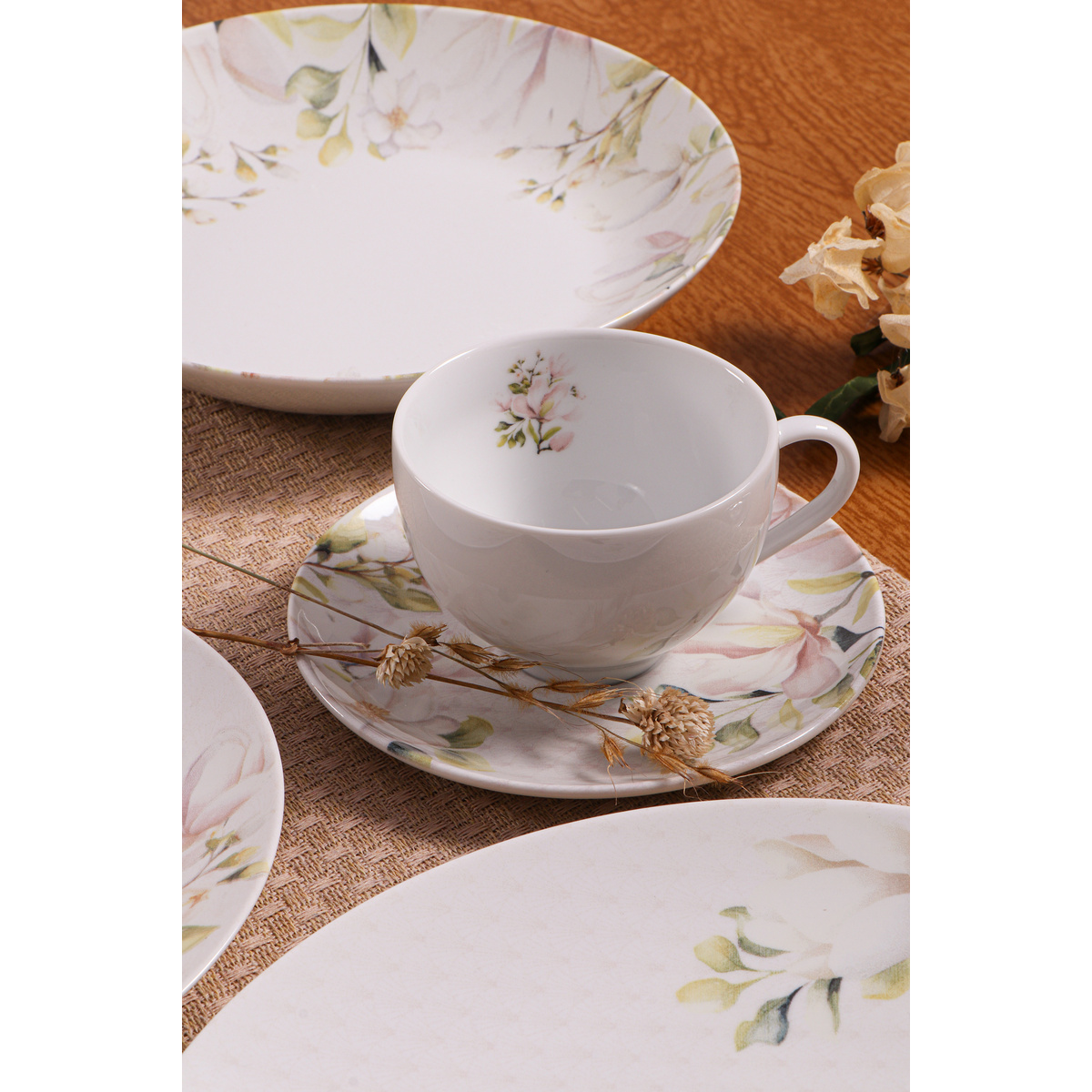 Aparelho de Jantar Tramontina Magn&oacute;lia em Porcelana Decorada 30 Pe&ccedil;as - SKU 96589070 - 4 image number 3