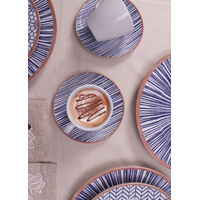 Aparelho de Jantar Tramontina Abstratta em Porcelana Decorada 30 Pe&ccedil;as Cor Azul - SKU 96589071 - 2 image number 1