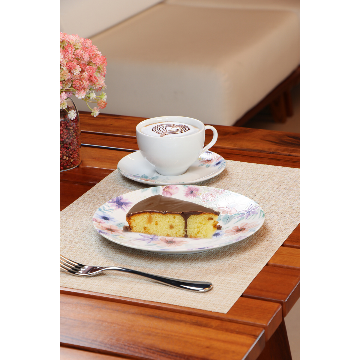 Aparelho de Jantar Tramontina Floratta em Porcelana Decorada 30 Pe&ccedil;as - SKU 96589072 - 2 image number 1