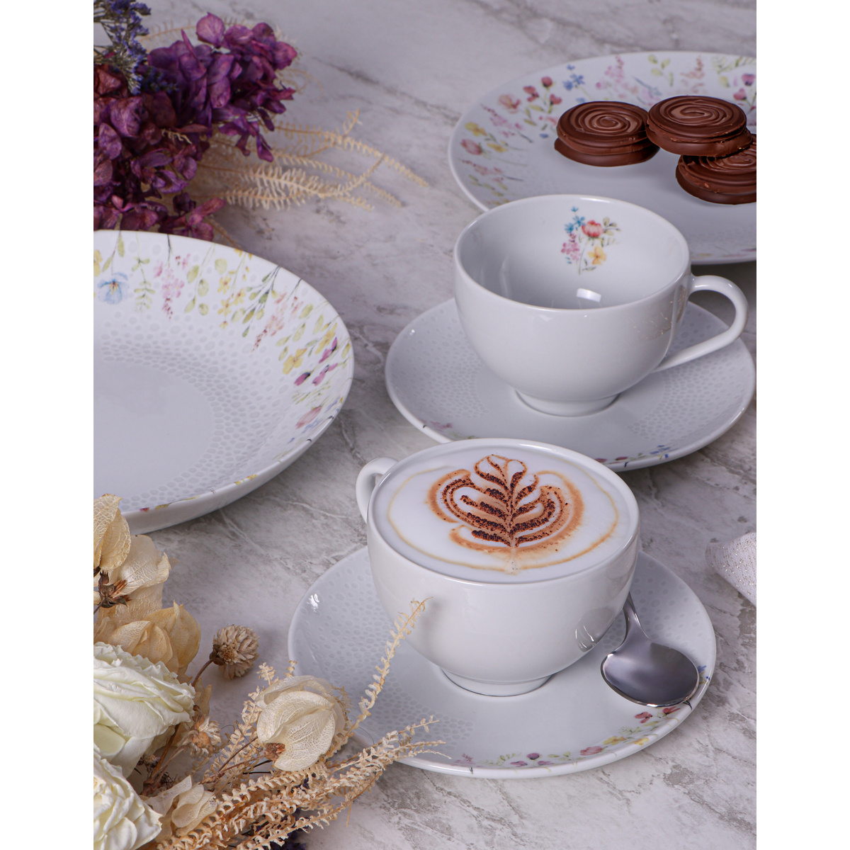 Aparelho de Jantar Tramontina Artemis em Porcelana Decorada 30 Pe&ccedil;as Cor Decorado - SKU 96589074 - 7 image number 6