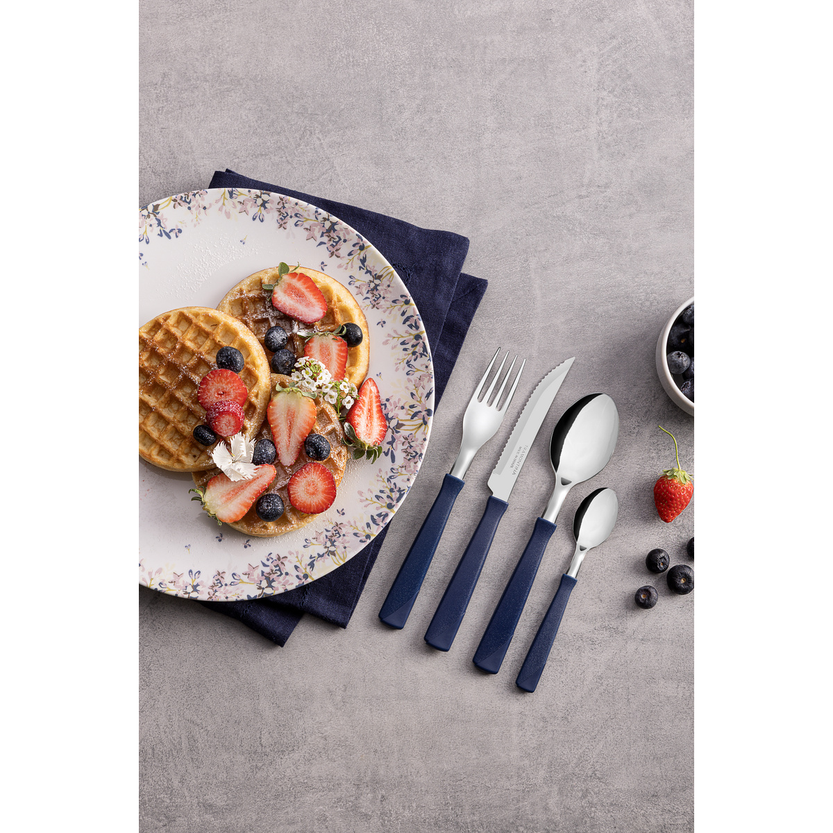 Aparelho de Jantar Tramontina Fogli em Porcelana Decorada 20 Pe&ccedil;as Cor Decorado - SKU 96589087 - 7 image number 6