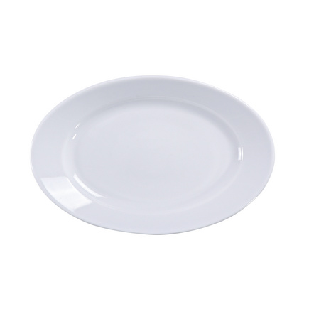 Travessa Oval Tramontina Celine em Porcelana 23,50x15,5 cm Cor Branco - SKU 96601472