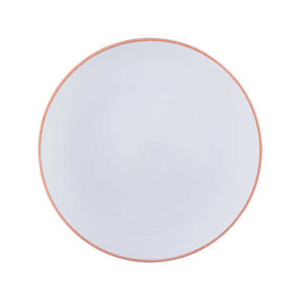 Prato Raso Tramontina Jeri Mocha em Porcelana 30 cm Cor Branco - SKU 96601600