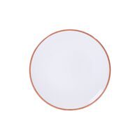 Prato Sobremesa Tramontina Jeri Mocha em Porcelana 23 cm Cor Branco - SKU 96601606 - 1 image number 0