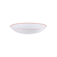 Prato Fundo Tramontina Jeri Mocha em Porcelana 22cm Cor Branco - SKU 96601611 - 2 image number 1