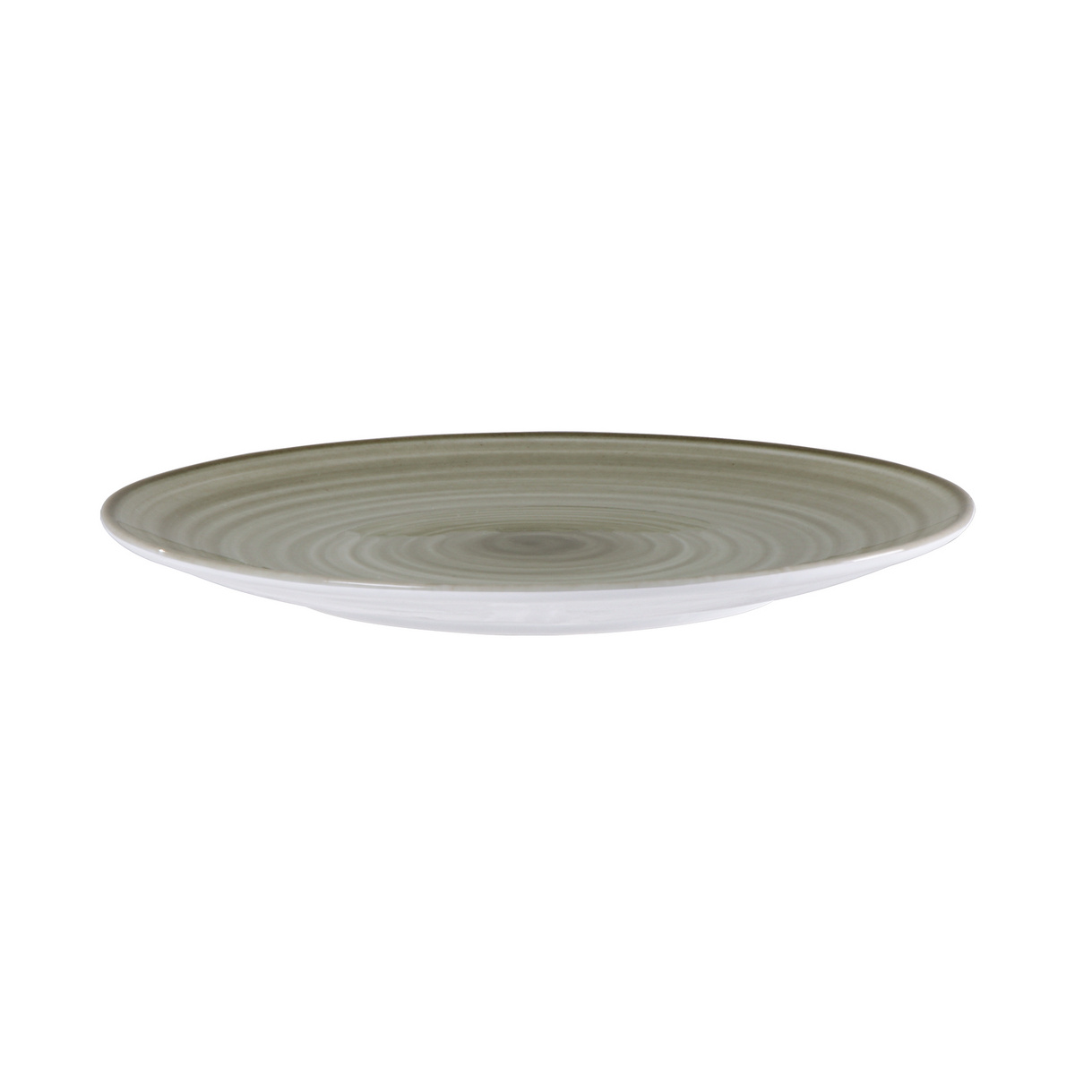 Prato Raso Tramontina Paraty Verde em Porcelana 27 cm Cor Branco - SKU 96601702 - 2 image number 1