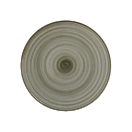 Prato Sobremesa Porcelana Tramontina Paraty Verde 23 cm Cor Branco - SKU 96601706 - 1