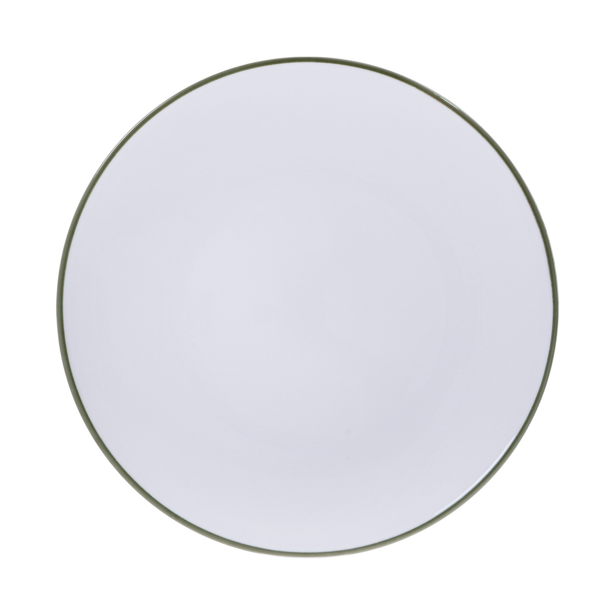 Prato Raso Tramontina Jeri Verde em Porcelana 30 cm