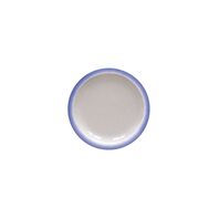 Prato Raso Tramontina Rústico Azul em Porcelana Decorada 28 cm