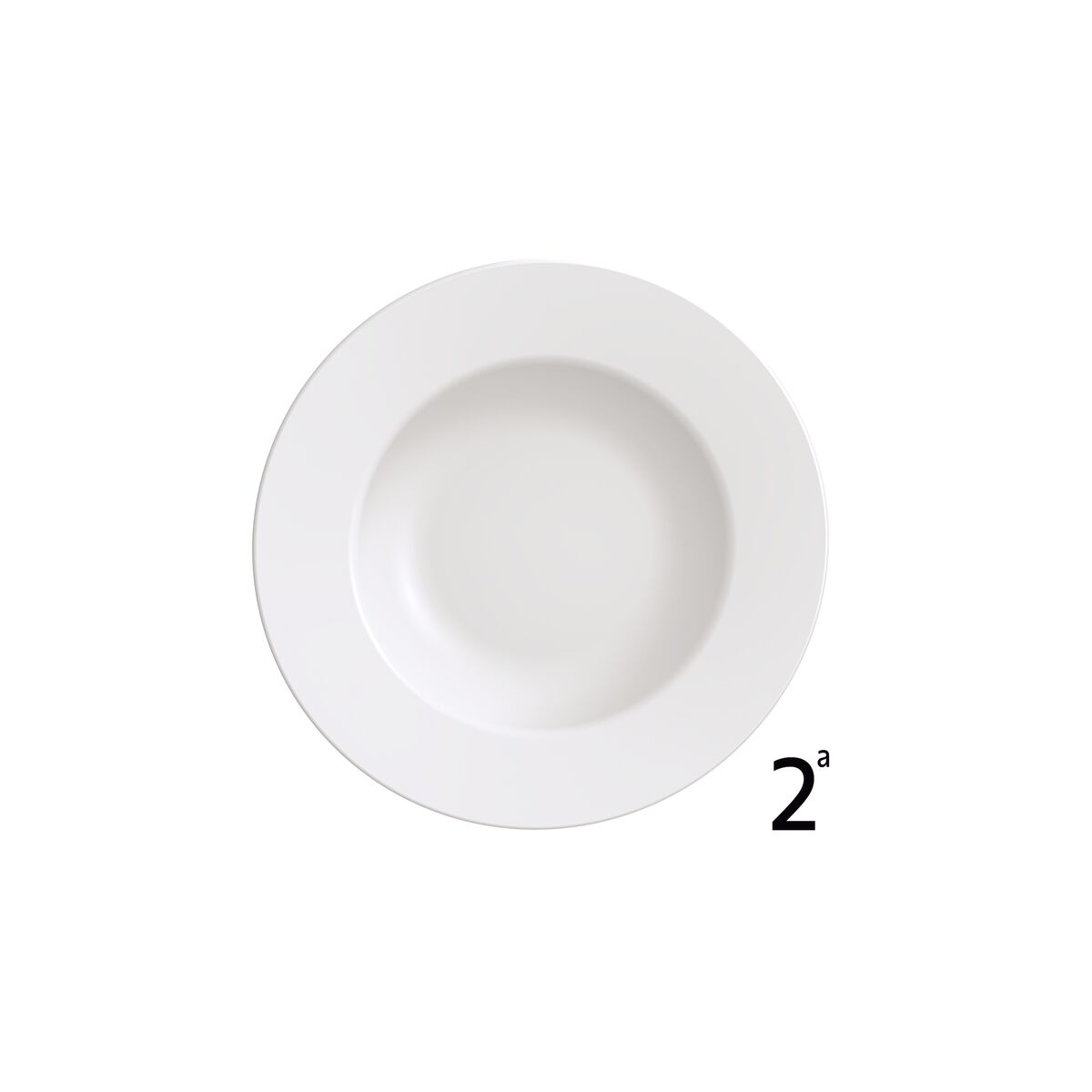 Prato Raso Tramontina Elena em Porcelana 28 cm (Segunda Escolha) Cor Branco - SKU 96900005 - 1 image number 0
