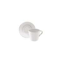 Kit X&iacute;cara e Pires de Ch&aacute; Tramontina Joana em Porcelana Decorada 185 ml 06 Pe&ccedil;as Cor Prata | Filete - SKU 96950122 - 2 image number 1