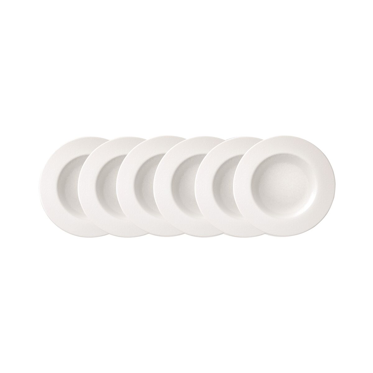Kit Prato Fundo Tramontina Quartzo em Porcelana 23 cm 06 Pe&ccedil;as Cor Branco - SKU 96950139 - 2 image number 1