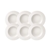 Kit Prato Fundo Tramontina Quartzo em Porcelana 23 cm 06 Pe&ccedil;as Cor Branco - SKU 96950139 - 3 image number 2