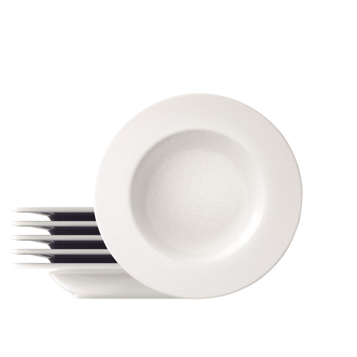 Kit Prato Fundo Tramontina Quartzo em Porcelana 23 cm 06 Pe&ccedil;as Cor Branco - SKU 96950139 - 1 image number 0