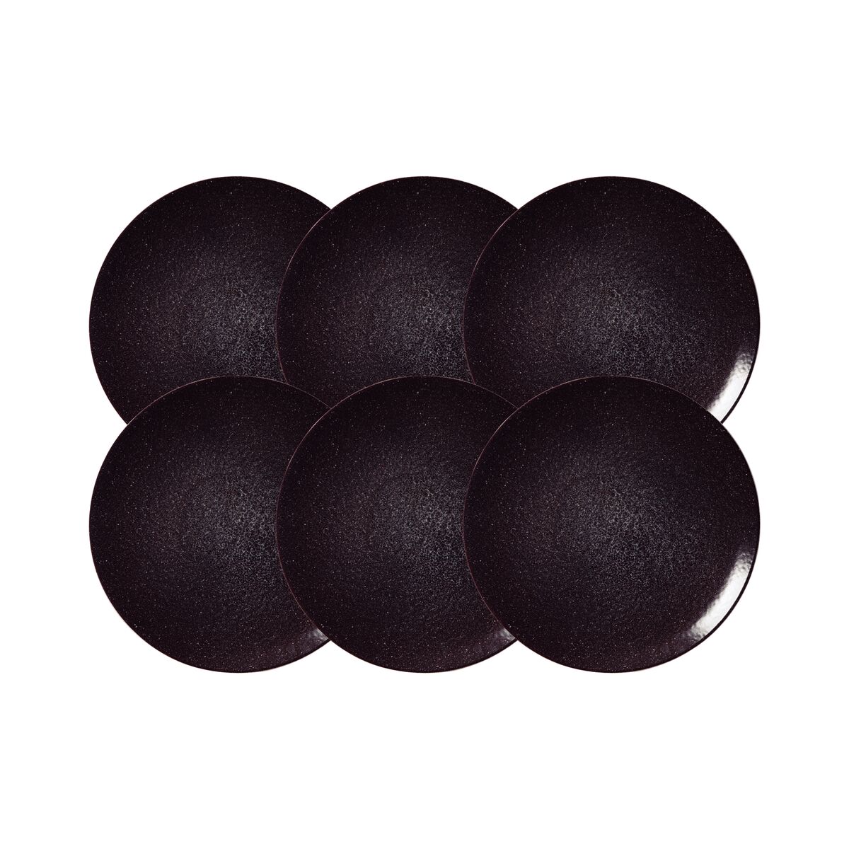 Kit Prato Sobremesa Tramontina Lunar em Porcelana Decorada 21 cm 06 Pe&ccedil;as Cor Decorado - SKU 96950144 - 3 image number 2