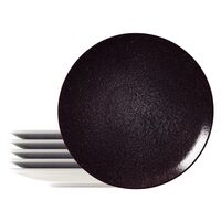 Kit Prato Sobremesa Tramontina Lunar em Porcelana Decorada 21 cm 06 Peças