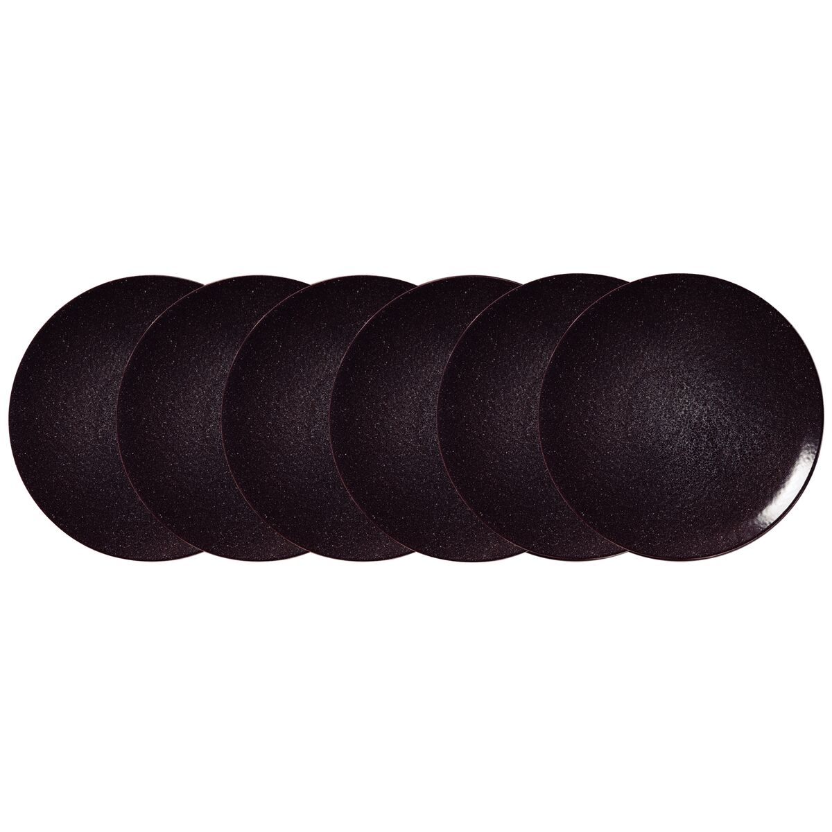 Kit Prato Raso Tramontina Lunar em Porcelana Decorada 28 cm 06 Pe&ccedil;as Cor Decorado - SKU 96950153 - 2 image number 1