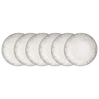 Kit Prato Raso Tramontina Camila em Porcelana Decorada 28 cm 06 Pe&ccedil;as Cor Cinza - SKU 96950180 - 3 image number 2