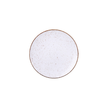 Prato Sobremesa Tramontina Rustico Marrom MaxForce em Porcelana 19 cm