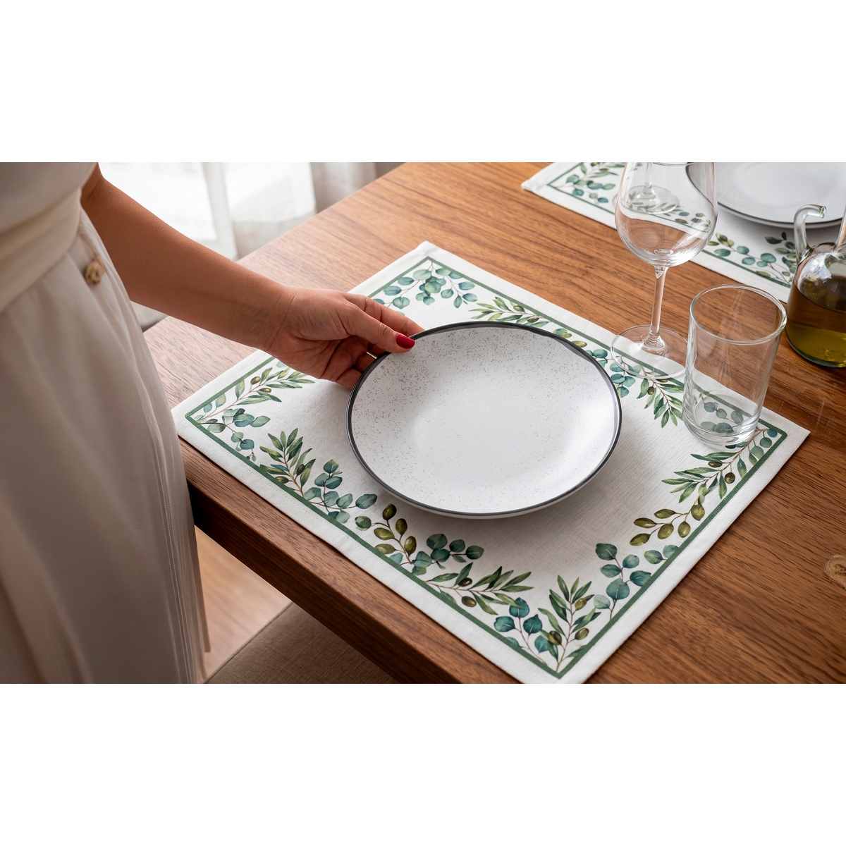 Jogo de Pratos Tramontina Vesuvio em Porcelana com Bowl 12 Pe&ccedil;as Cor Branco - SKU 96990203 - 8 image number 7