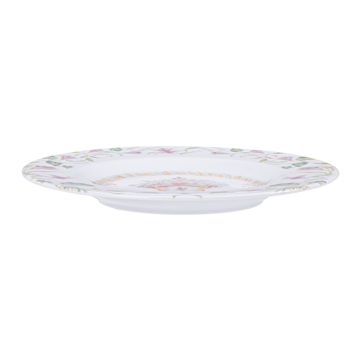 Prato Sobremesa Tramontina Ess&ecirc;ncia Do C&iacute;rio em Porcelana Decorada 21 cm Cor Branco - SKU 96990237 - 2 image number 1