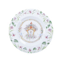 Prato Sobremesa Tramontina Ess&ecirc;ncia Do C&iacute;rio em Porcelana Decorada 21 cm Cor Branco - SKU 96990237 - 1 image number 0