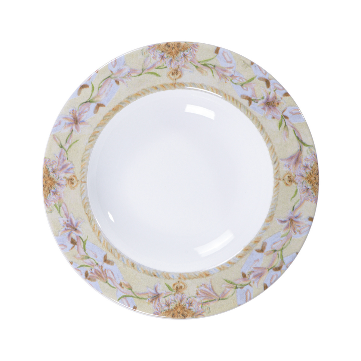 Prato Fundo Tramontina Ess&ecirc;ncia Do C&iacute;rio em Porcelana Decorada 23 cm Cor Decorado - SKU 96990238 - 1 image number 0