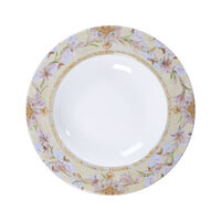 Prato Fundo Tramontina Essência Do Círio em Porcelana Decorada 23 cm