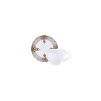 Conjunto X&iacute;cara e Pires de Ch&aacute; Tramontina Ess&ecirc;ncia Do C&iacute;rio em Porcelana 250 ml 2 Pe&ccedil;as Cor Branco - SKU 96990239 - 1 image number 0