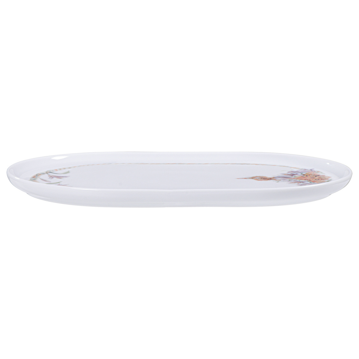 Prato Oval Tramontina Ess&ecirc;ncia Do C&iacute;rio em Porcelana Decorada 31 cm Cor Branco - SKU 96990240 - 2 image number 1