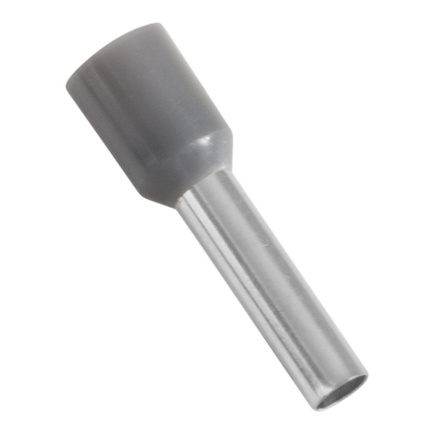 Terminais de Conex&atilde;o Tubulares Tramontina em cobre estanhado e nylon 4 mm&sup2; x 12 Cinza 50 Pe&ccedil;as - SKU 55936005