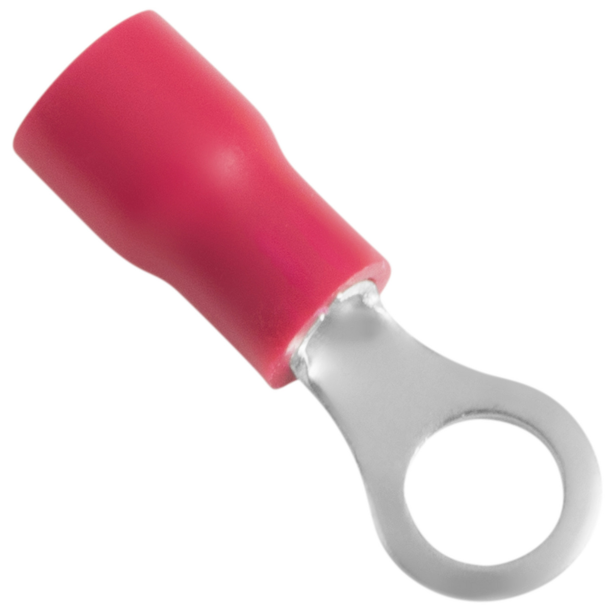 Terminais de Conexão Olhal Tramontina em cobre estanhado e nylon 1,5 mm² x 6,6 mm x M4 Vermelho 50 Peças - SKU 55936032 - 1 image number 0