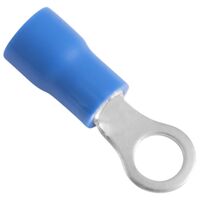 Terminais de Conex&atilde;o Olhal Tramontina em cobre estanhado e nylon 2,5 mm&sup2; x 6,6 mm x M4 Azul 50 Pe&ccedil;as - SKU 55936034 - 1 image number 0