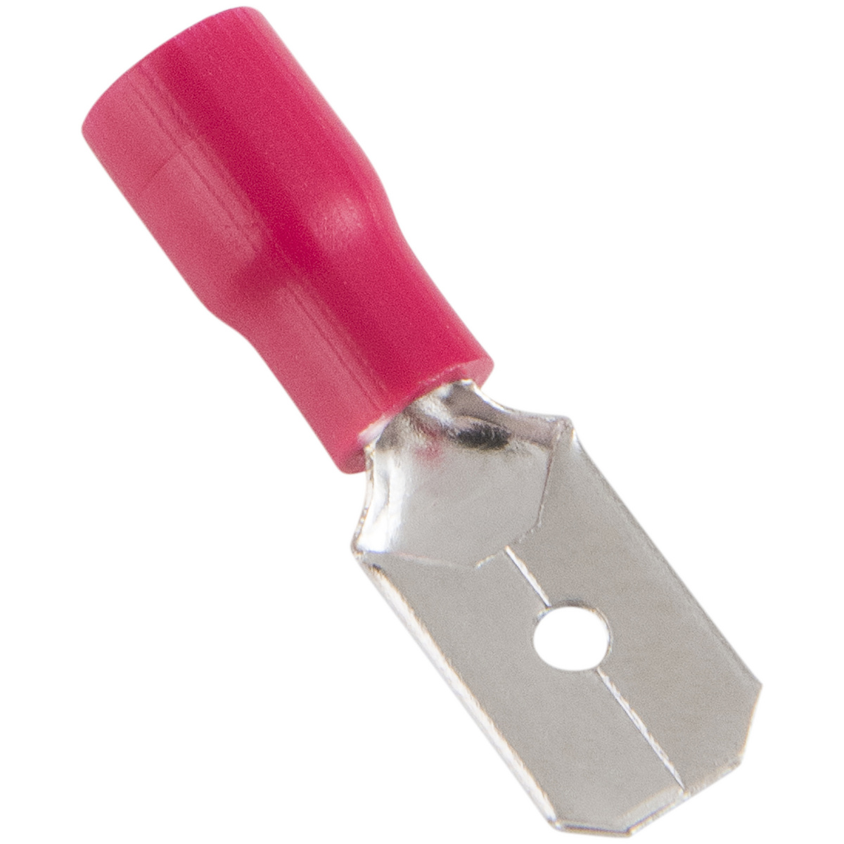 Terminais de Conex&atilde;o Fast Macho Tramontina em cobre estanhado e nylon 1,5 mm&sup2; x 0,8 x 6,35 mm Vermelho 100 Pe&ccedil;as - SKU 55936051 - 1 image number 0