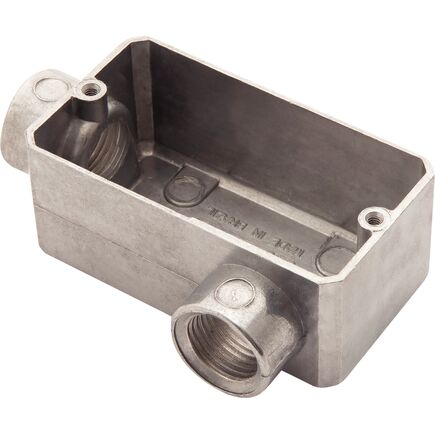 Condulete Fixo 3/4" Tipo LL Tramontina sem Tampa e com Rosca BSP
