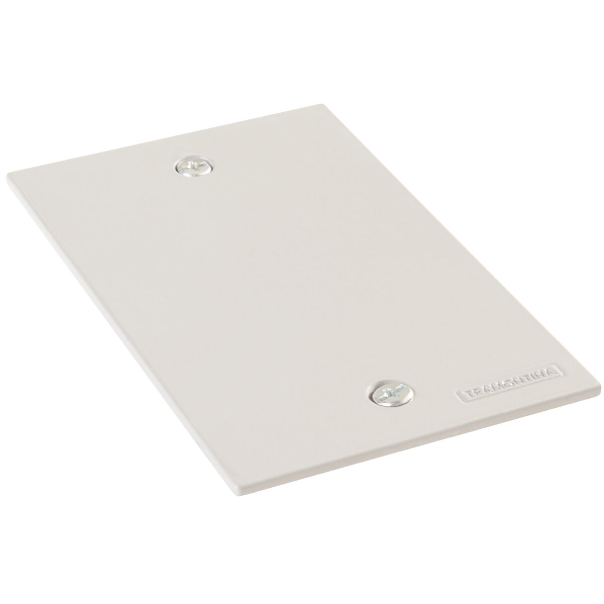 Gray plated Blank plate for floor box 4x2 for Tramontina