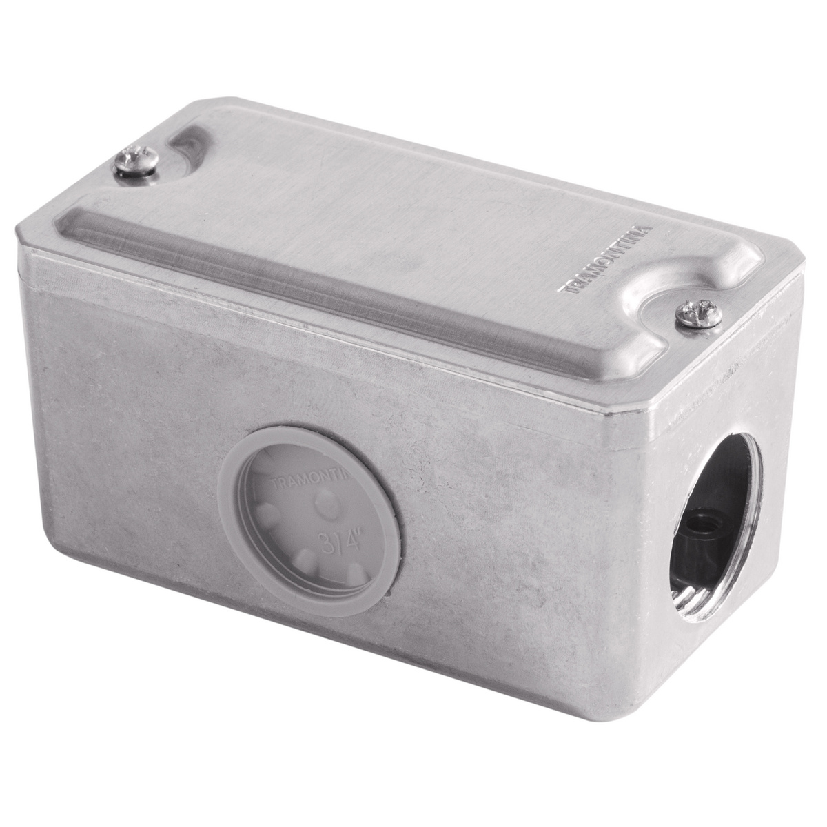 Condulete M&uacute;ltiplo Tramontina Flexor X 3/4 com Tampa e Tamp&atilde;o - SKU 56200102 - 2 image number 1