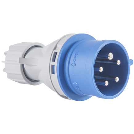 Plugue Móvel Industrial 3P+N+T Tramontina 16 A 220-250 V 9 H IP44