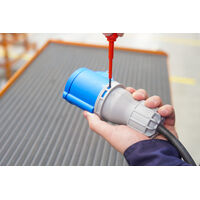 Tomada de Acoplamento Industrial 3P+T 16 A 220-250 Vca 9 H Tramontina Cor Azul - SKU 56255132 - 7 image number 6