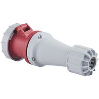 Tomada de Acoplamento Industrial 2P+T Tramontina 63 A 380-415 V 6 H IP67 Cor Azul - SKU 56255142 - 8 image number 7