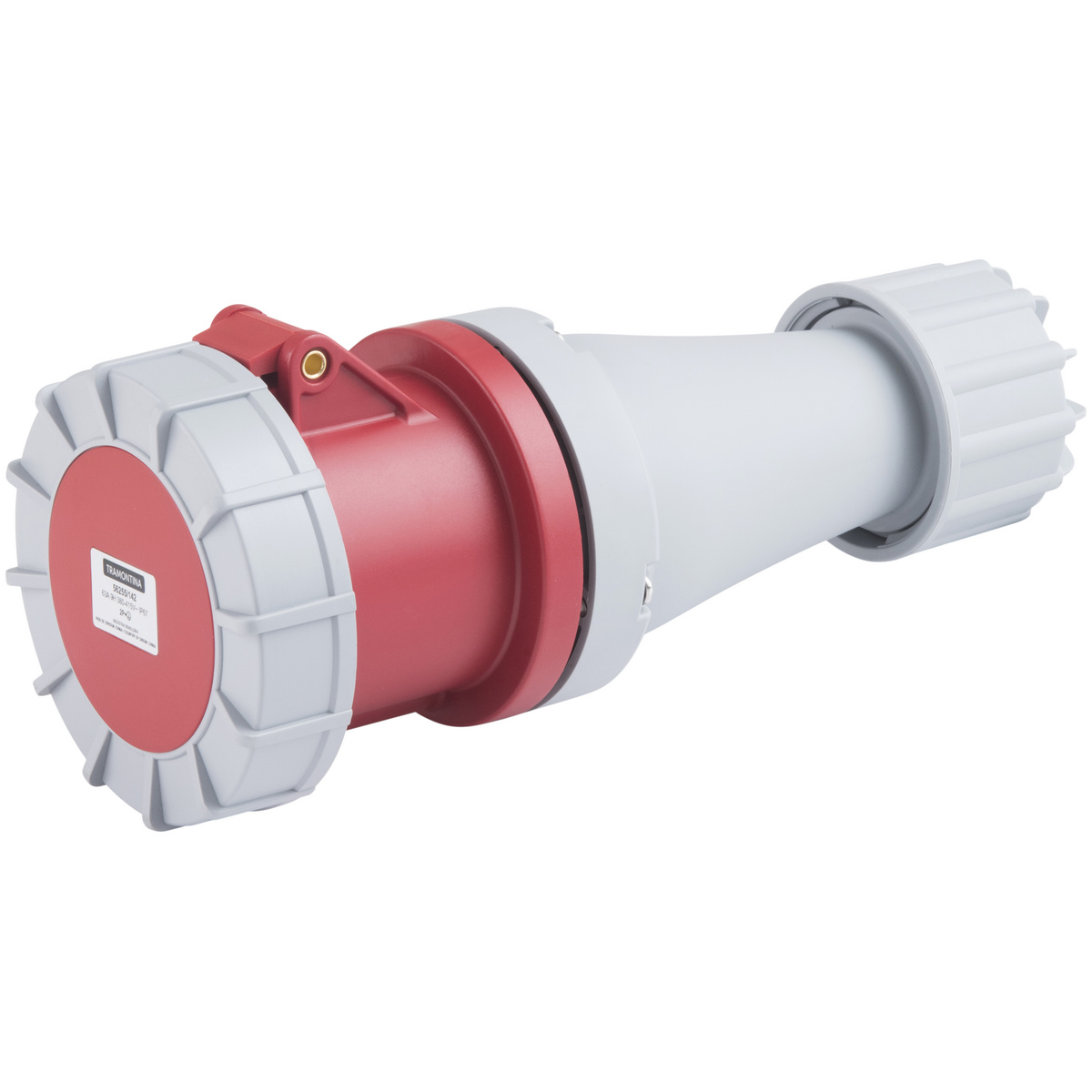 Tomada de Acoplamento Industrial 2P+T Tramontina 63 A 380-415 V 6 H IP67 Cor Azul - SKU 56255142 - 8 image number 7