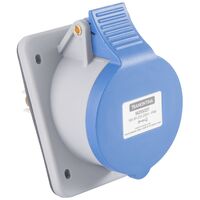 Tomada de Embutir Tramontina 3P+N+T 16 A 220-250 V 09h IP44 Cor Azul - SKU 56255227 - 8 image number 7