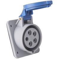 Tomada de Embutir Tramontina 3P+N+T 16 A 220-250 V 09h IP44 Cor Azul - SKU 56255227 - 1 image number 0