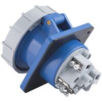 Tomada de Embutir Tramontina 3P+T 63 A 220-250 V 09h IP67 Cor Azul - SKU 56255229 - 3 image number 2