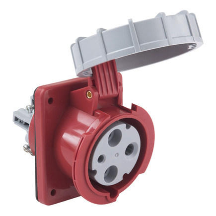 Tomada de Embutir Tramontina 2P+T 63 A 380-415 V 06h IP67
